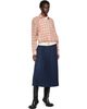 Stefan Cooke Stefan Cooke Navy Match Midi Skirt - 4