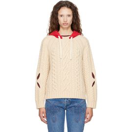 Stefan Cooke Stefan Cooke Off-White Cable Hoodie