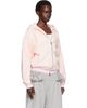 Stefan Cooke Stefan Cooke Pink Chevron Hooded Jacket - 2