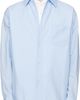 stein stein Blue Cotton Silk Oversized Regular Collar Shirt - 1