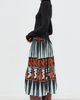 Stella Jean Stella Jean Midi Turtleneck Dress Black/Brown/Light Blue/Rust - 4