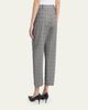 Stella McCartney Check Tapered Barrel-Leg Crop Trousers - 3