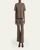 Stella McCartney Compact Knit Iconic Flared Pants - 2
