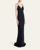 Stella McCartney Embellished V-Neck Trumpet Gown - 4