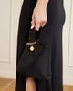 STELLA MCCARTNEY Falabella logo-embellished gold-tone and satin wristlet tote - 2
