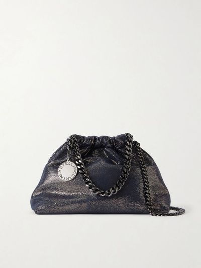STELLA MCCARTNEY Falabella Mini metallic vegetarian material top handle bag
