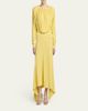 Stella McCartney Gathered Long-Sleeve Midi Handkerchief Dress - 2
