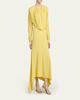 Stella McCartney Gathered Long-Sleeve Midi Handkerchief Dress - 4