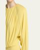 Stella McCartney Gathered Long-Sleeve Midi Handkerchief Dress - 5