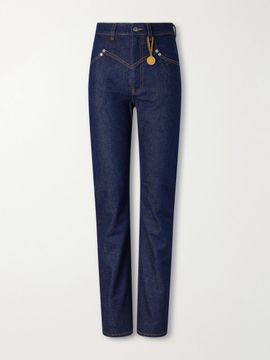 STELLA MCCARTNEY High-waist straight-leg jeans