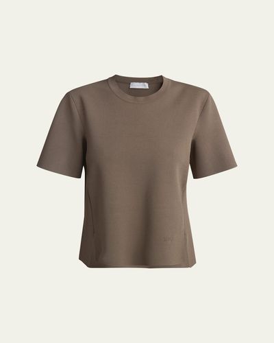 Stella McCartney Iconic Compact Knit Short-Sleeve Top