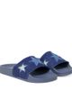 Stella McCartney Kids Stella McCartney Kids Embroidered denim slides - 1