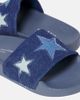 Stella McCartney Kids Stella McCartney Kids Embroidered denim slides - 4