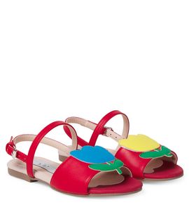 Stella McCartney Kids Stella McCartney Kids Floral-appliqué sandals