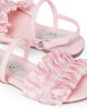 Stella McCartney Kids Stella McCartney Kids Floral ruffled satin sandals - 4