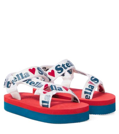 Stella McCartney Kids Stella McCartney Kids Logo printed sandals