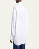 Stella McCartney Lace-Paneled Poplin Button-Down Shirt - 3