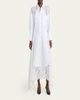Stella McCartney Lace-Paneled Poplin Midi Shirtdress - 2