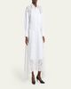 Stella McCartney Lace-Paneled Poplin Midi Shirtdress - 4