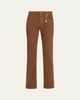 Stella McCartney Mid-Rise Cotton Corduroy Kickflare-Leg Pants - 1