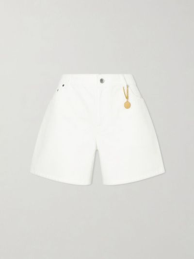 STELLA MCCARTNEY Mid-rise straight-leg shorts