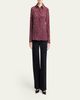 Stella McCartney Polkadot Silk Satin Button-Down Shirt - 2