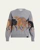 Stella McCartney Racing Horses Crewneck Sweater - 1