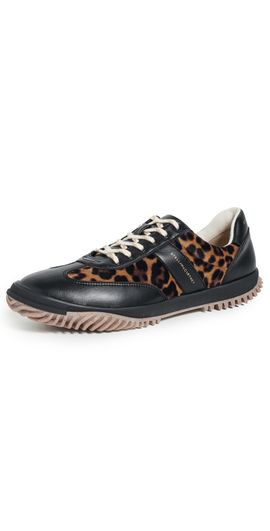 Stella McCartney Stella McCartney Alter Mat & Leopard Printed Velvet Sneakers Black/Leopard