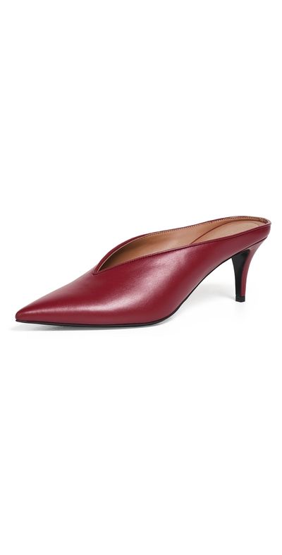 Stella McCartney Stella McCartney Alter Mat Pointed Mules 65mm Raspberry