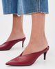 Stella McCartney Stella McCartney Alter Mat Pointed Mules 65mm Raspberry - 3