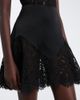 Stella McCartney Stella McCartney Asymmetric lace-trimmed satin miniskirt - 3