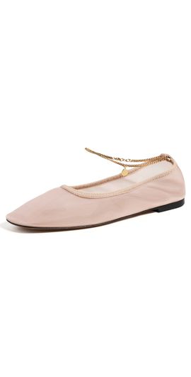 Stella McCartney Stella McCartney Ballerina Soft Stretch Mesh Flats Blush