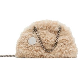 Stella McCartney Stella McCartney Beige Falabella Mini Drawstring Bag