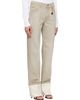 Stella McCartney Stella McCartney Beige Straight Turn-Up Jeans - 2