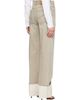 Stella McCartney Stella McCartney Beige Straight Turn-Up Jeans - 3