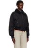 Stella McCartney Stella McCartney Black Collared Bomber Jacket - 2
