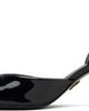 Stella McCartney Stella McCartney Black Elsa Patent Slingback Heels - 3