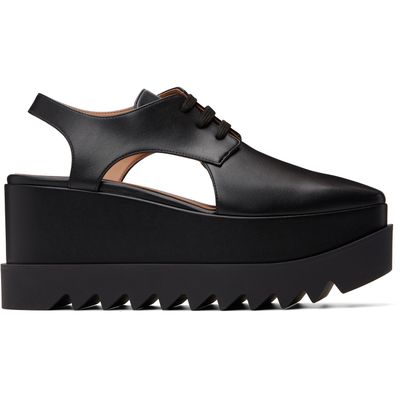Stella McCartney Stella McCartney Black Elyse Slingback Derbys