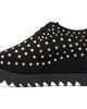 Stella McCartney Stella McCartney Black Elyse Studded Platform Derbys - 3
