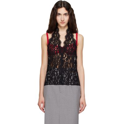 Stella McCartney Stella McCartney Black Halterneck Lace Top