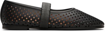 Stella McCartney Stella McCartney Black Ryder Perforated Ballerina Flats