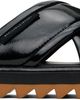 Stella McCartney Stella McCartney Black Sneak-Elyse Twisted Sandals - 1