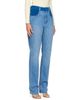 Stella McCartney Stella McCartney Blue Corduroy Panel Slim-Leg Jeans - 2