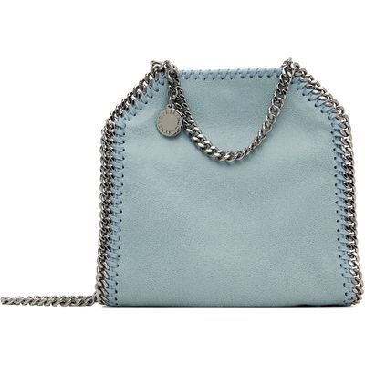 Stella McCartney Stella McCartney Blue Falabella Tiny Shoulder Bag