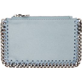 Stella McCartney Stella McCartney Blue Falabella Zip Wallet