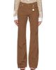 Stella McCartney Stella McCartney Brown Corduroy Kick Flared Trousers - 1