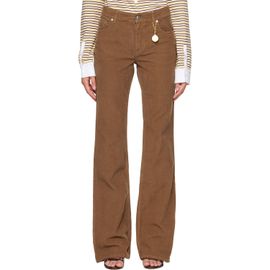 Stella McCartney Stella McCartney Brown Corduroy Kick Flared Trousers