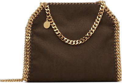 Stella McCartney Stella McCartney Brown Falabella Mini Suede Bag
