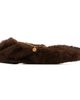 Stella McCartney Stella McCartney Brown Mink Ankle Chain Ballerina Flats - 1