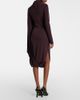Stella McCartney Stella McCartney Caped crêpe jersey minidress - 5